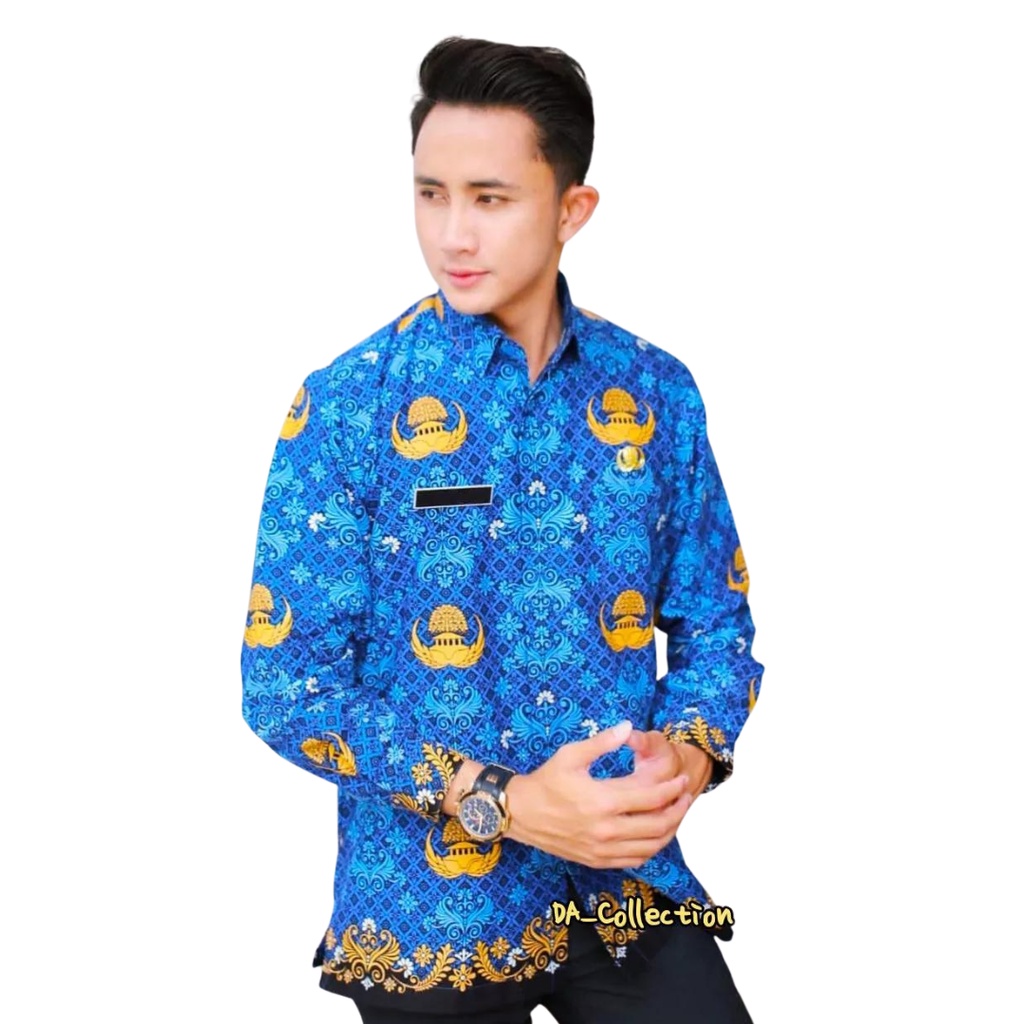 BAJU SERAGAM BATIK KORPRI PNS WANITA dan PRIA UKURAN SAMPAI JUMBO