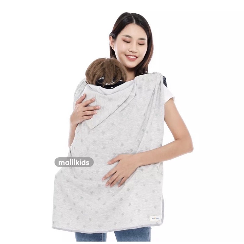 Malilkids Selimut Bayi Blanket Clip & Go 3in1 Star Misty