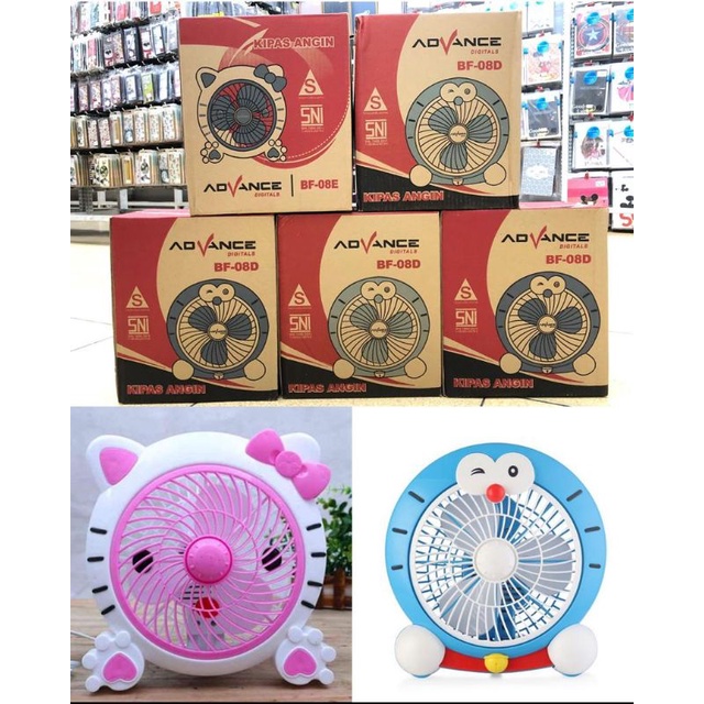 Barang Elektronik : Kipas Angin Digital Advance Karakter BF-08D