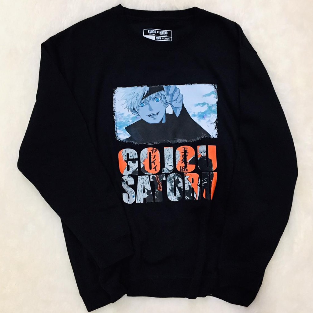 Crewneck Gojo satoru Prodigy Anime Manga Jujutsu Kaisen