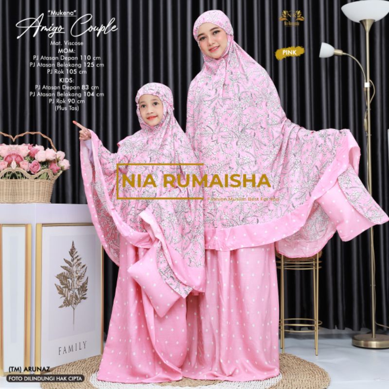 mukena couple Amigo ori Nia rumaisha
