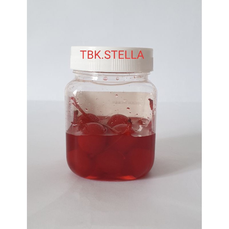 

CHERRY TANGKAI MERAH ( 12 BUAH ) MARASCHINO CERI