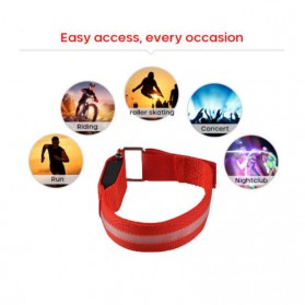 Sport Armband Wristband Safety Belt LED Light - MR-233 - MRXS