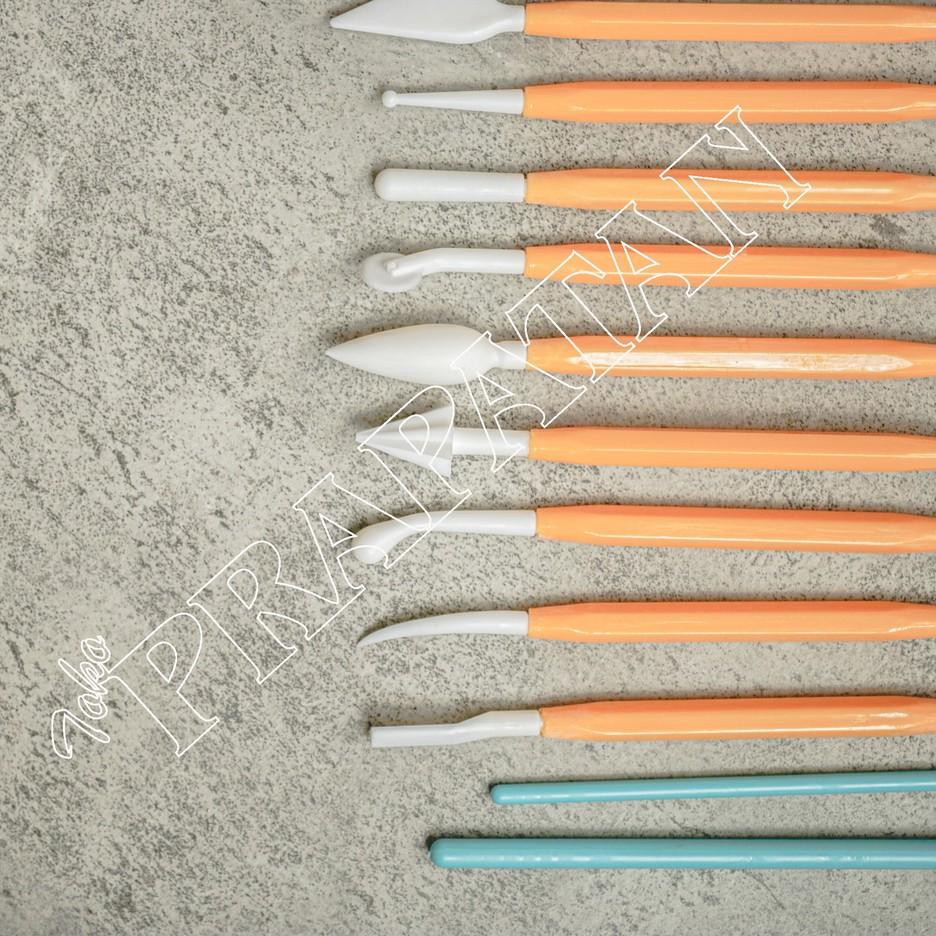 MALL  Alat butsir / Alat ukir / Clay knife Plastik VT31/10