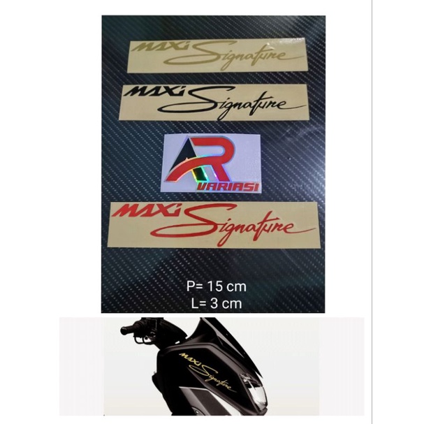 

STICKER MAXI SIGNATURE CUTTING STICKER