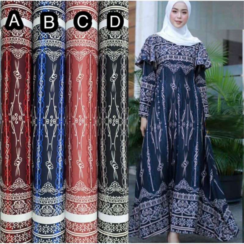 Kain Maxmara Lux Luxury Motif Etnic Raya Terbaru Grade A Shopee Indonesia
