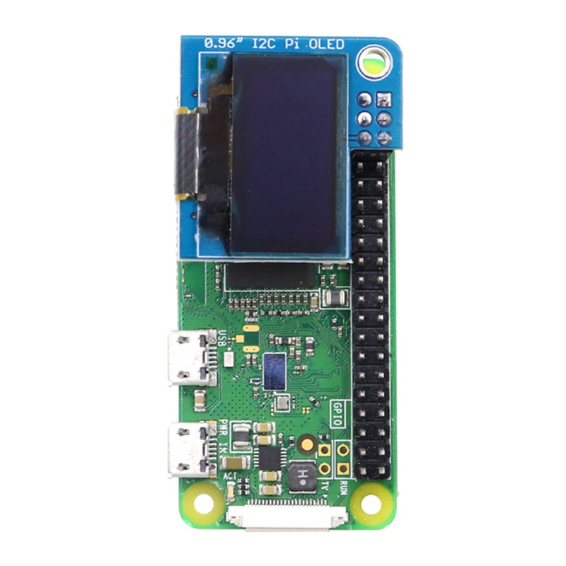 Btsg 0.96 inch OLED I2C SSD1306 IIC Modul Layar Display Untuk Raspberry Pi 128x64