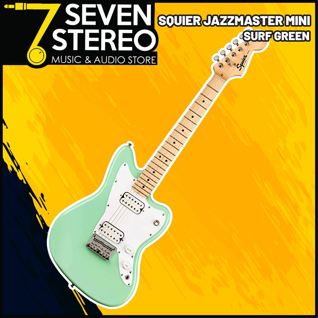 Squier Mini Jazzmaster HH Surf Green