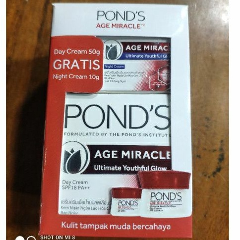 Pond's age miracle day cream 50 gr free nitgh 10 gr