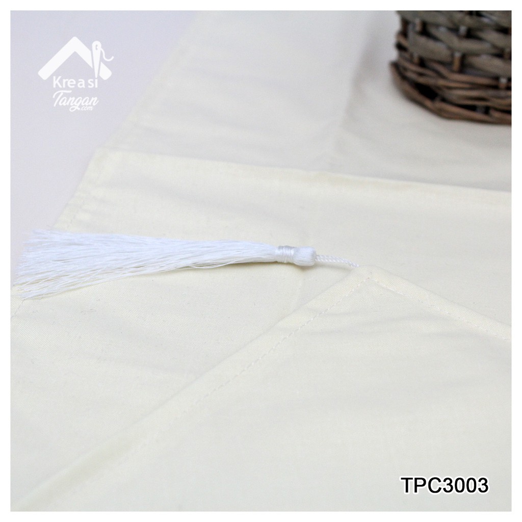 Taplak Meja Polos Table Runner POLOS Ukuran 105x30 &amp; 150x35 (TPC3003)