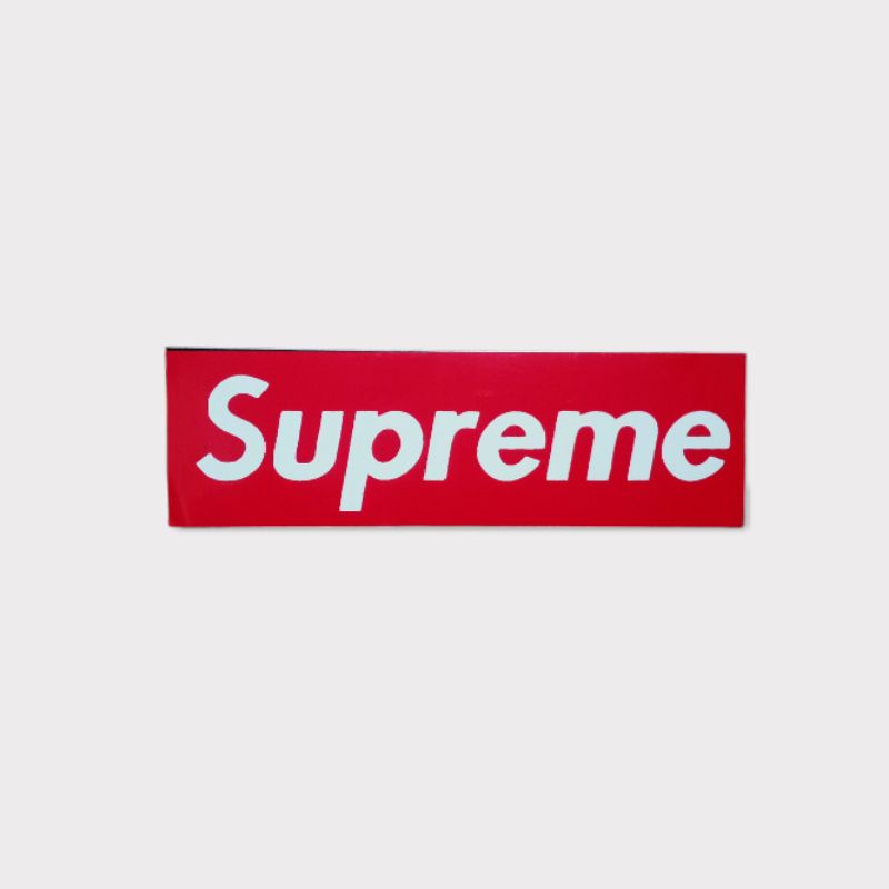 

Stiker Supreme Red Original (Bahan Graftac Anti Air)