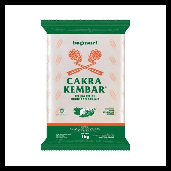 

TERBARUU!! Tepung Terigu Cakra Kembar Bogasari 1 kg dus karton isi 12 kg SALE