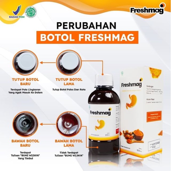 PAKET KRONIS 3 BOTOL FRESHMAG - Solusi Atasi Masalah Asam Lambung & Maag Kronis Menahun-2