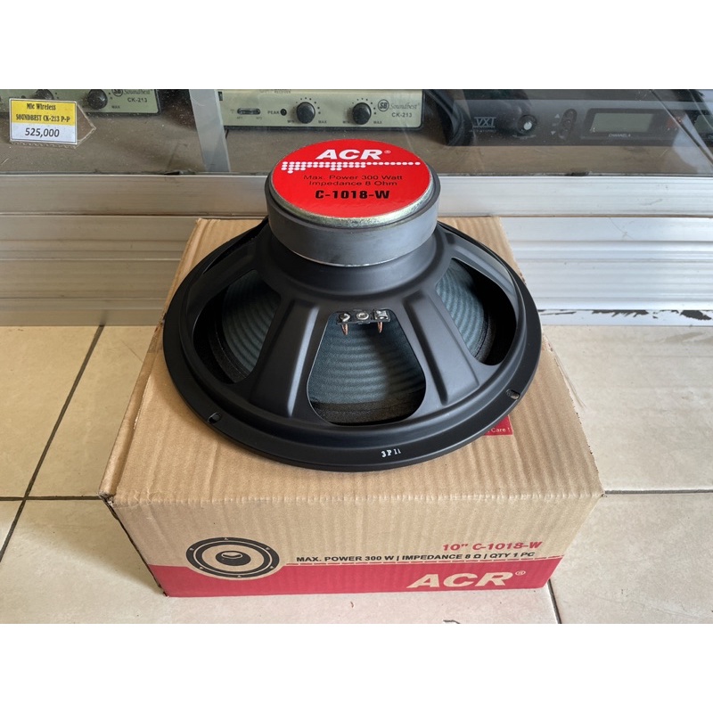 Speaker 10” 10 inch ACR 1018W Woofer Subwoofer 300watt BUKAN CANON CURVE