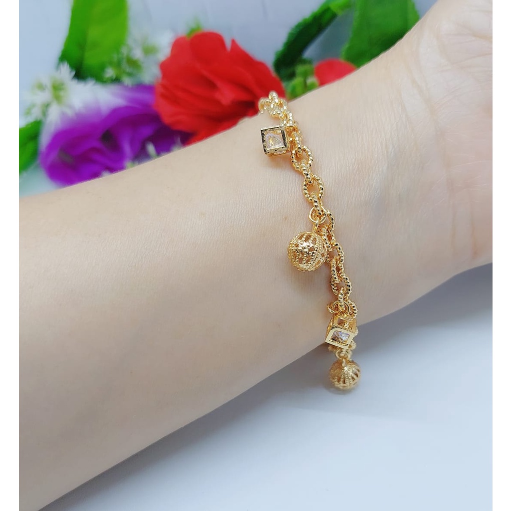 Gelang Tangan Rantai Dan Dadu