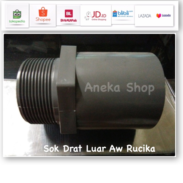 Sok Drat Luar 4 inch Aw Rucika SDL Valve Socket