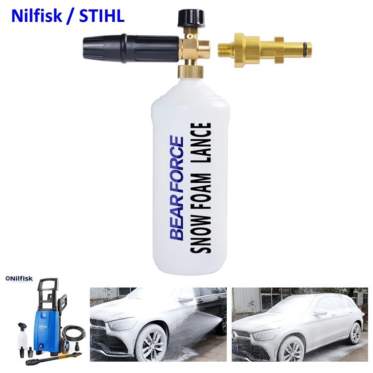 BearForce Nilfisk Foam Lance Cannon Pro for Jet Celaner High Pressure Washer Cleaner Foam Nozzle