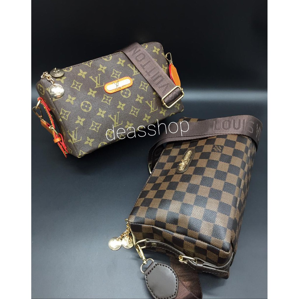 LV Dewi 2 resleting tas import premium tas wanita deasshop179