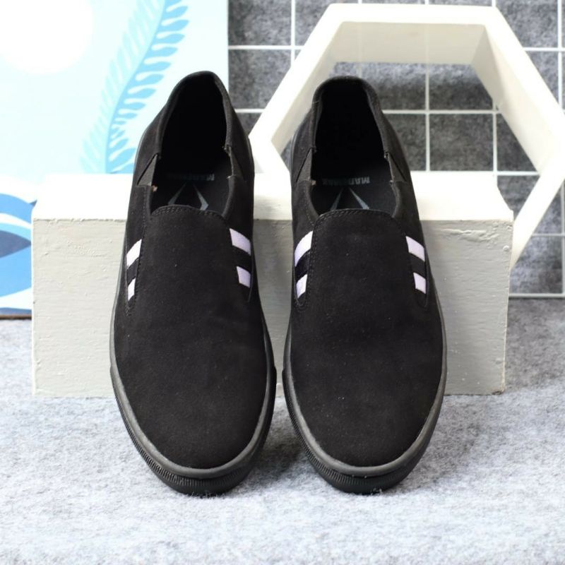 MADEMAX XEBEC Sepatu Slip On Pria Casual Santai Sneakers Tanpa Tali Spatu Selop Pria Kerja Semi Formal Outdoor