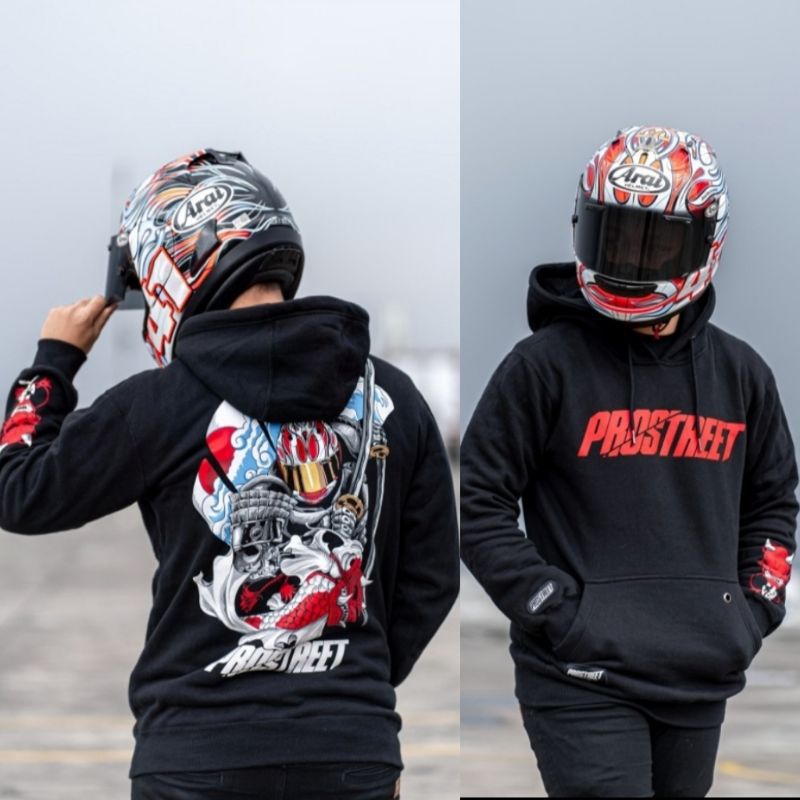Hoodie Prostreet || Hoodie Black Ronin Samurai