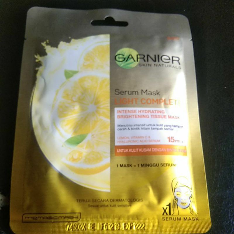 garnier serum masker light complite