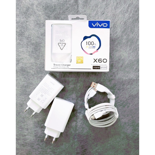 【3078-X60】(GROSIR) CASAN MICRO-USB &amp; TYPE-C VIVO X27 NEX / X60 / Y17 MICRO-USB / S1 PRO TYPE-C FAST CHARGING，PENGISIAN DAYA CEPAT