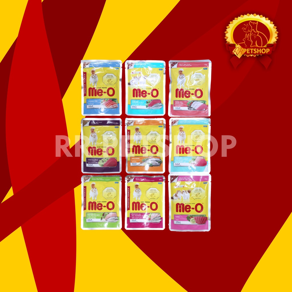 MEO POUCH OTAK - OTAK WITH WHITE FISH &amp; CRAB STICK 80GR