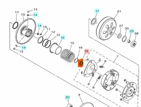 Laher 6902 Bearing Laher Pully NMAX Mio M3 Mio 125 YGP 0 2DP-E7678-00