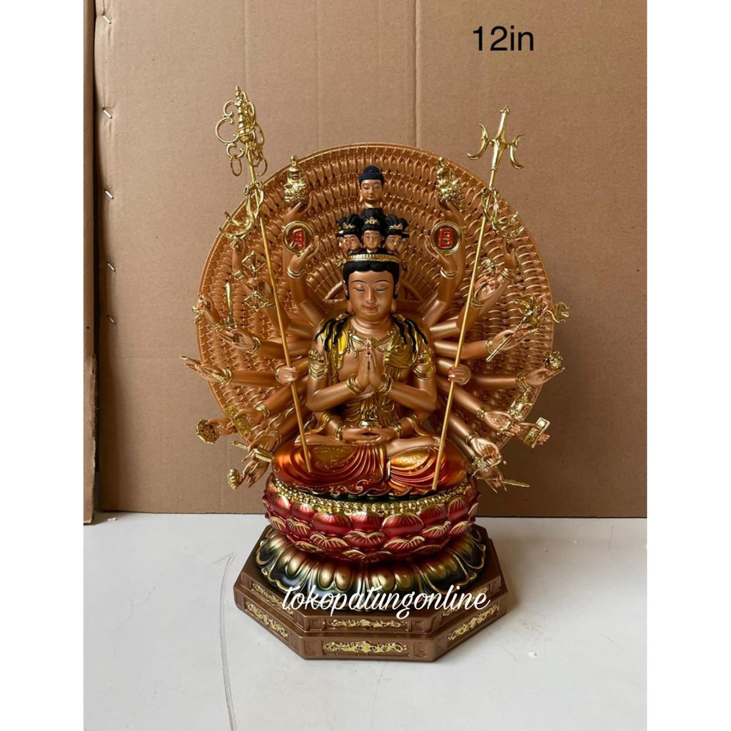 Patung Cien Shou Kwan Im Seribu Tangan 012in