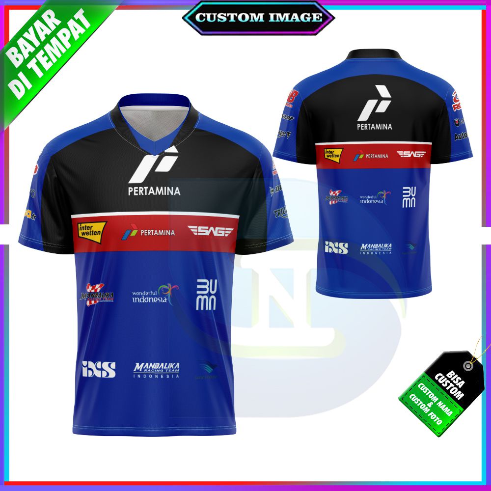 Kaos Baju Jersey Mandalika Printing MotoGP 2022 Racing Team