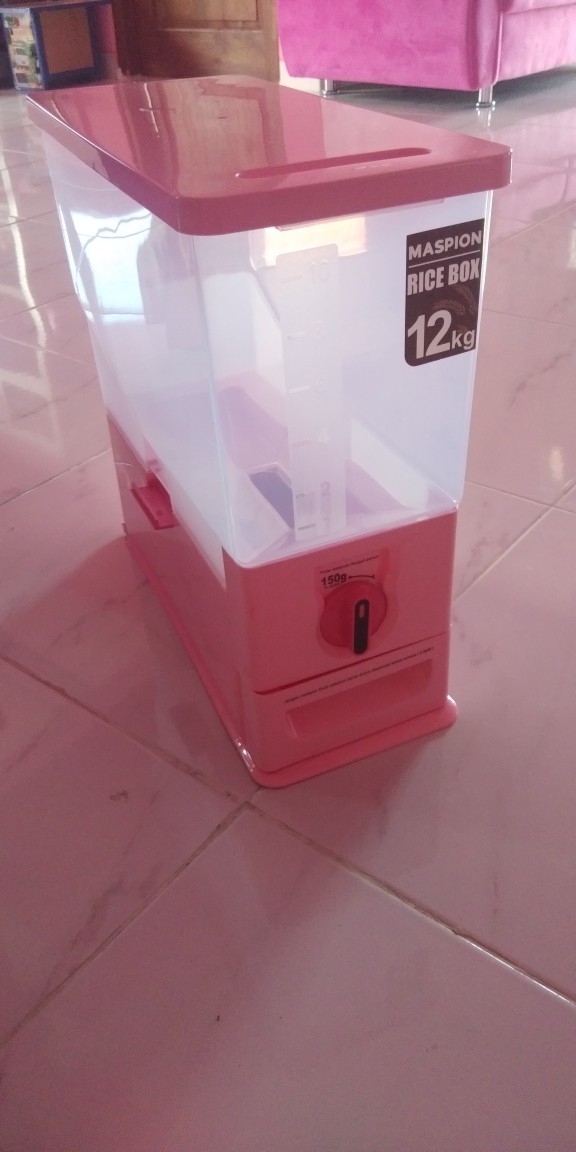 Rice Box Maspion 12kg Wadah Beras Tempat Beras