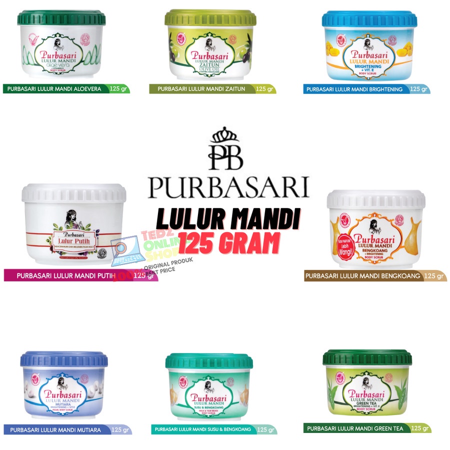 Lulur Mandi Purbasari 125 Gram