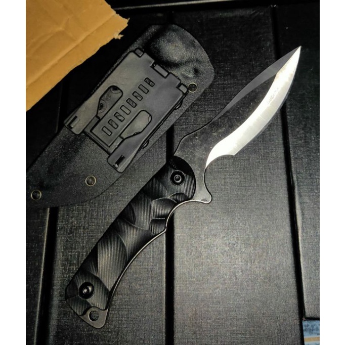 Pisau survival outdoor rambo untuk kopel dinas seragam celana baju pdl tni polri brimob pisau outdoor taktis tactical TNI Brimob