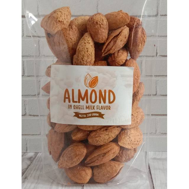 Kacang Almond Kulit 100 Gram Shopee Indonesia