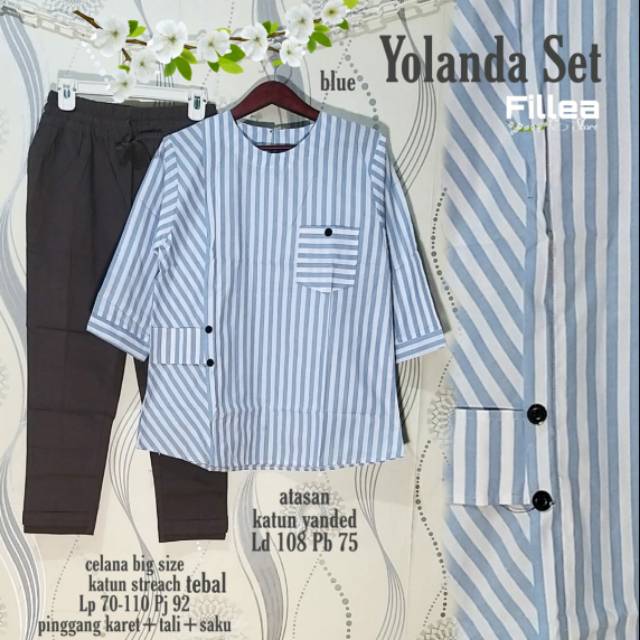 Yolanda Setelan Baju Wanita