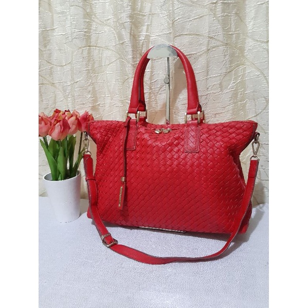 Tas kulit anyaman ala Bottega MORGAN De Toi