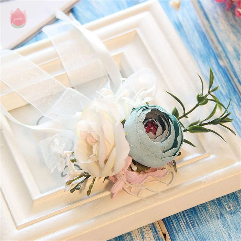 bunga hiasan kotak hantaran peony artificial dekorasi