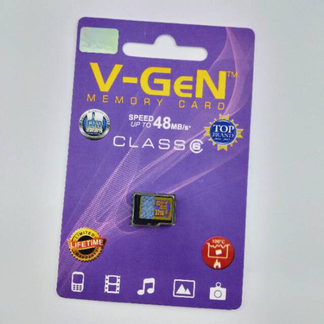 MEMORY CARD 32GB V-GEN CLASS 6 - MEMORY MICRO SD V-GEN 32GB