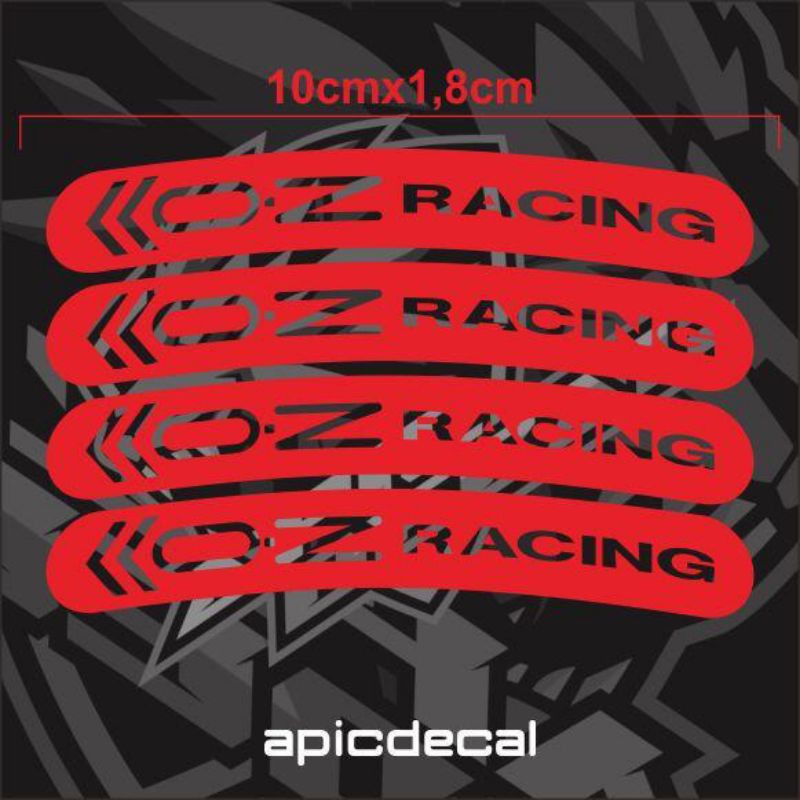 Stiker Velg OZ Racing