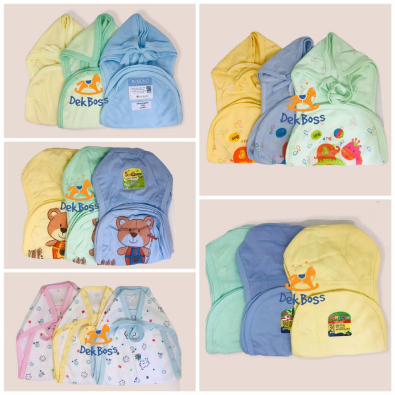 [6 BIJI] 1/2 lusin Popok kain bayi baru lahir tali SNI polos newborn lusinan murah bisa cuci ulang