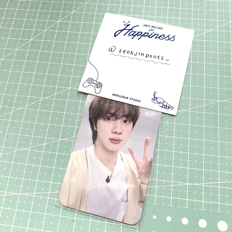 Butter 777 Event BTS Photocard pc Jin Seokjin DVD Lucky Draw