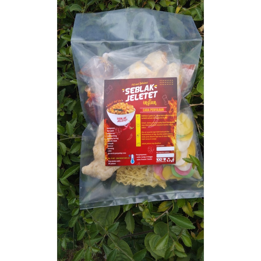 

Seblak Instan Kuah /Bumbu Kering/Lengkap Mie Krupuk Siomay/Makaroni/Seblak Jeletet Pedas/Hot Kuah Instant