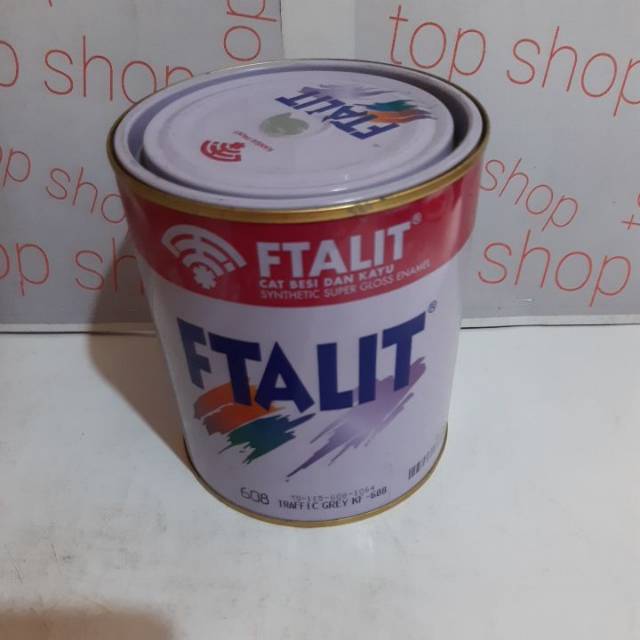 CAT FTALIT KAYU BESI WARNA ABU/TRAFFIC GREY 608 ISI 1KG