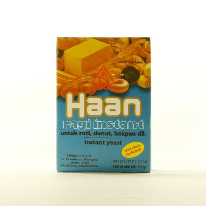 

Haan ragi instant 44gr TERMURAH Kode 223