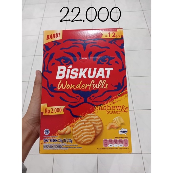 Biskuat wonderfull cashew n butter