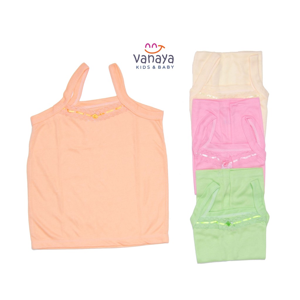  Kaos  Dalam Singlet Anak  Perempuan Warna  Size L TK  SD 