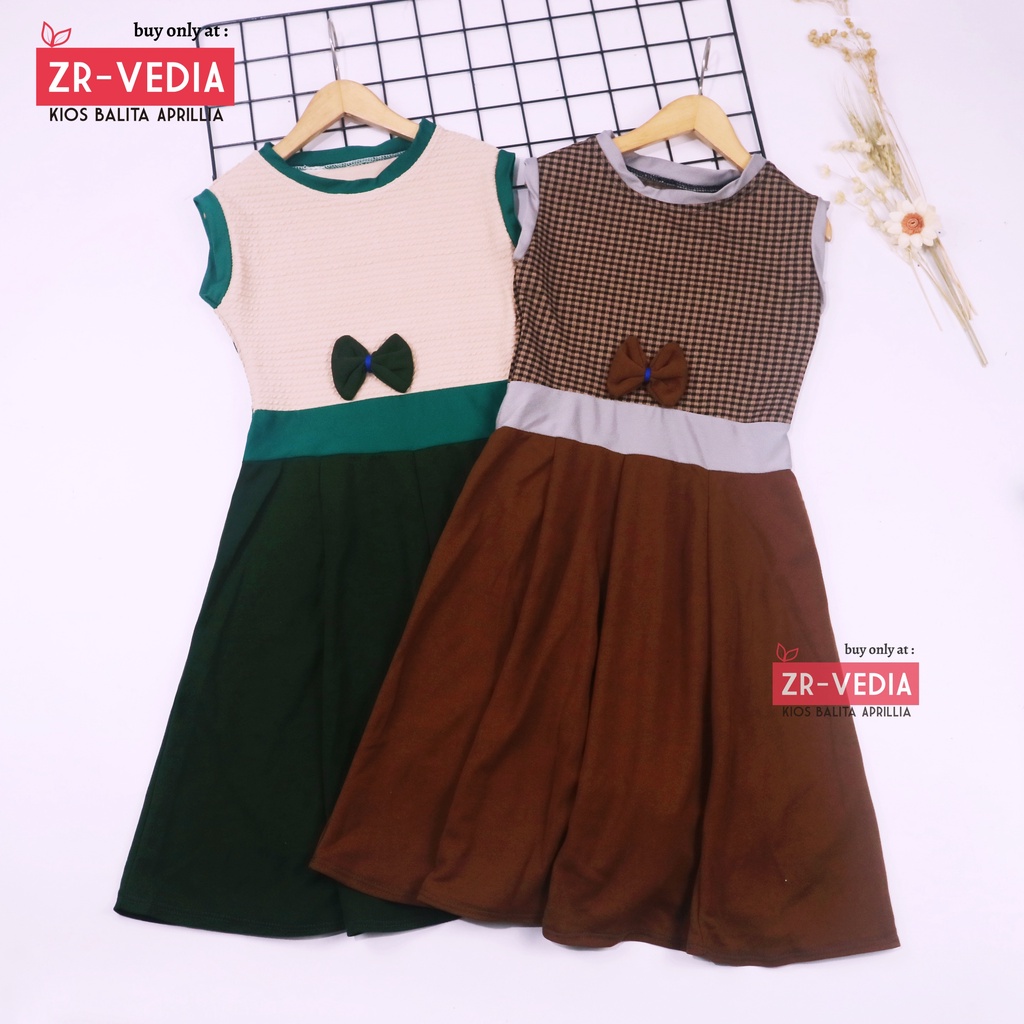 Dress Lala size Bayi - 9 Tahun / Dress Anak Perempuan Cewek Baju Dres Batik Yukensi Murah Casual