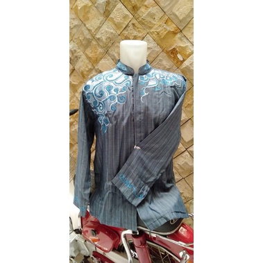 Baju Koko Mahabbah M0118 / Baju Koko Bapak / Koko Lengan Panjang / Koko Dewasa