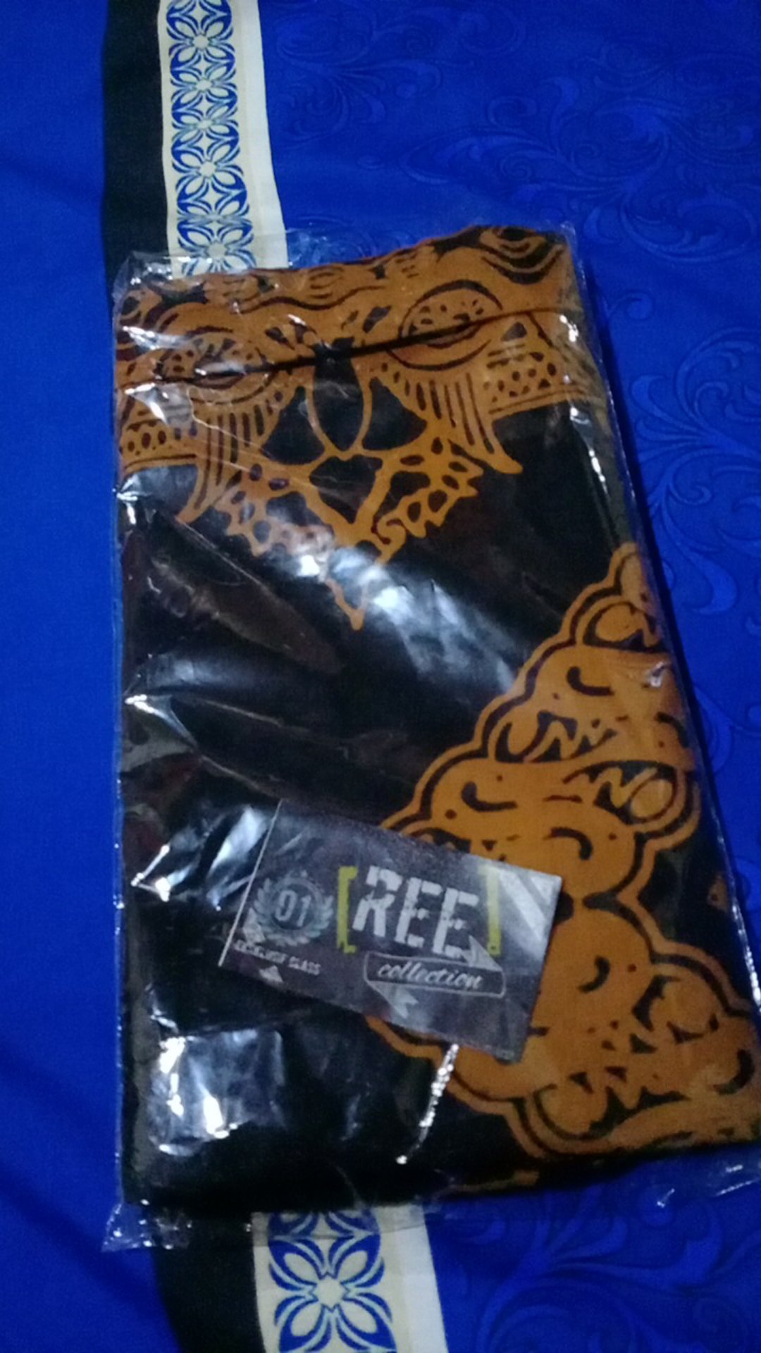 New Sarung Batik Pekalongan Cap Motif Coklat