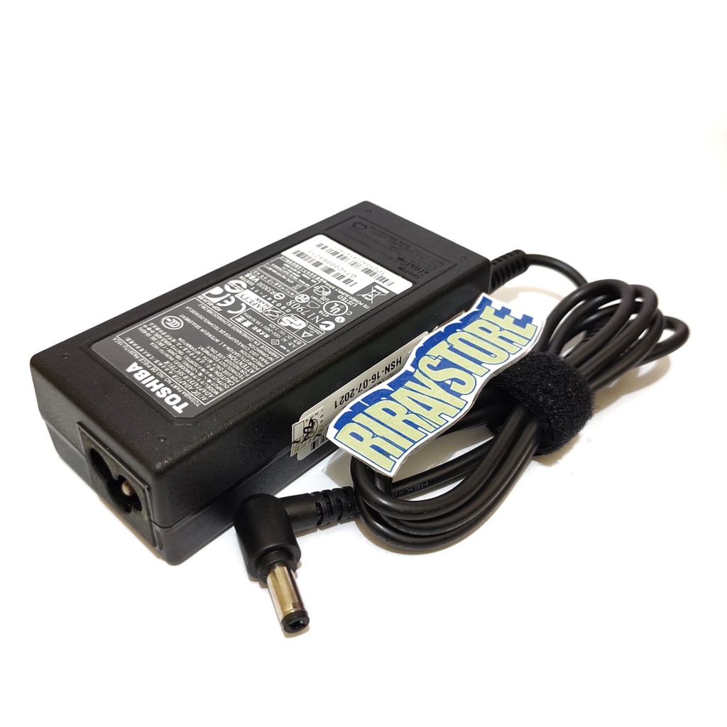 Charger Laptop Toshiba C600 C640 L675 L745 L750 L750D L755 L775 L850 L855 L875 L875D 19V-3.42A Original